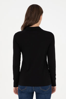 Женский черный базовый свитшот Неожиданная скидка в корзине - U.s. polo assn фото 5