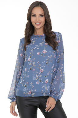 Блуза Волшебный шифон (блу) - Diolche фото 13