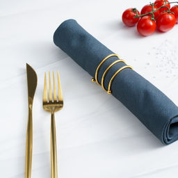 Кольцо для салфеток Спираль, 4,54 см, цвет золотой - Simaland фото 4