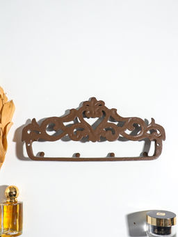 Крючки декоративные "Сердце с узорами" 31х15х3,4 см