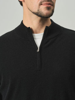 Джемпер из кашемира мужской KM010005-E черный