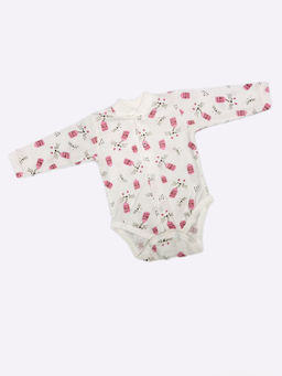 Боди супрем с длинным рукавом, арт.C-BD132-SU, MILK розовый