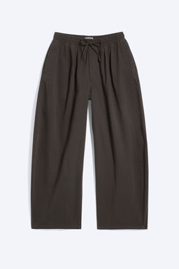 Pantalones de Corte Barril con Cintura El?stica