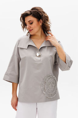 Рубашка Michel Chic 786 светло-серый