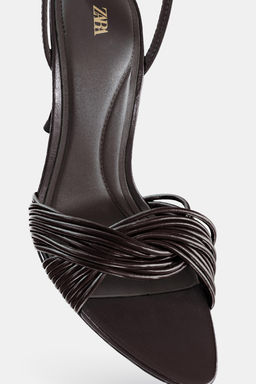 STRAPPY HEEL SANDALS - Zara фото 5