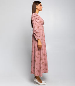 Платье #КТ6858 (1), пудровый - Dommod фото 3