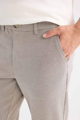 Индивидуальные габардиновые брюки стандартного кроя с карманами - Defacto фото 5