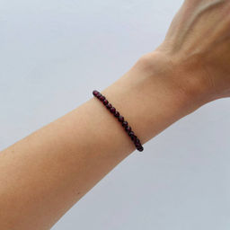 Браслет из Граната огранка 17 см +