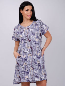 Туника "Блеск" сирень, трикотаж