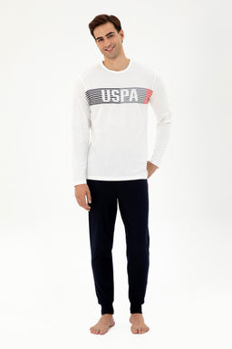 Мужской пижамный комплект цвета экрю Неожиданная скидка в корзине