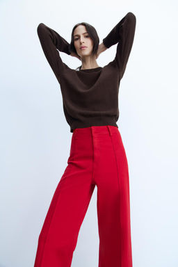 ZW COLLECTION WIDE-LEG HIGH-WAIST JEANS - Zara фото 48