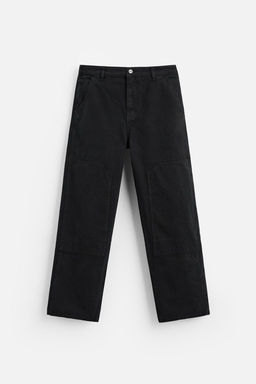 WASHED CARPENTER TROUSERS - Zara фото 15