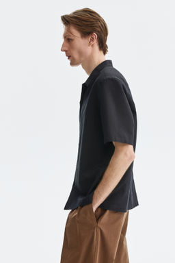 Camisa resort en mezcla de lino Relaxed Fit - H&m фото 9