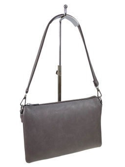 Женская сумка из искусственной кожи, цвет графит