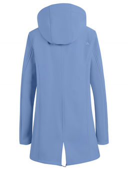 Парка спортивная женская с капюшоном softshell синего цвета 9568S - Mtforce фото 20
