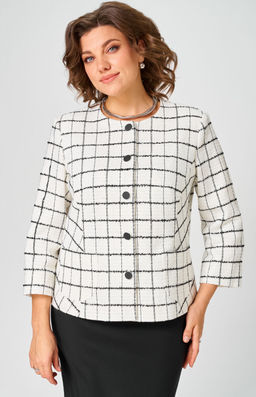 Костюм БелЭльСтиль 861/557 бело-черный