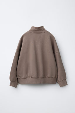 PLUSH SWEATSHIRT WITH SLOGAN - Zara фото 14