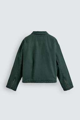 CROPPED DENIM JACKET - Zara фото 9