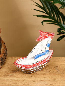 Сувенир «Кораблик», 14×5×14 см, дерево