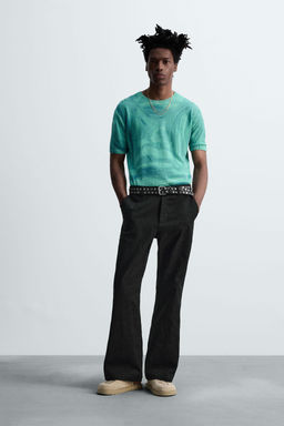 FLORAL EMBROIDERY TROUSERS - Zara фото 11