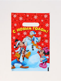 Цена за 2 шт. Набор пакетов полиэтиленовых 15 шт, «Новый год», 20 х 30 см