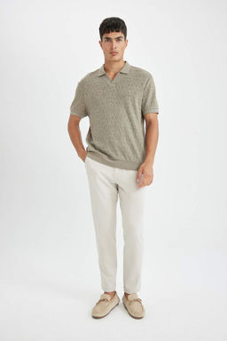 Regular Fit K?sa Kollu Polo Tisort - Defacto фото 5