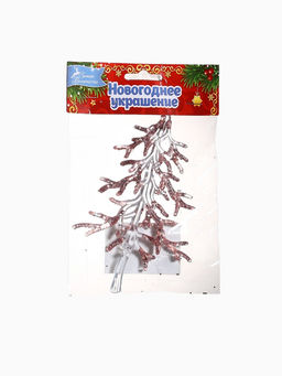 Цена за 2 шт. Ёлочная игрушка Зимнее волшебство. Ёлочка блеск сияние, 159 см, прозрачно-розовый фото 9