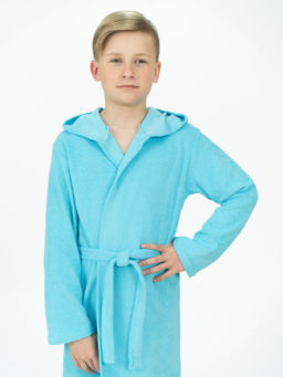 Халат детский светло-бирюзовый 900 (86, 52)