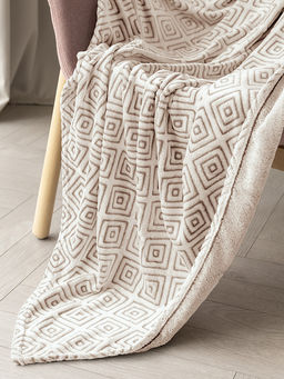 Плед 150x200 коричневый - Denastia фото 2