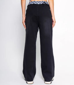 Джинсы #КТ7627, чёрный