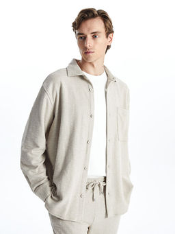 Regular Fit Uzun Kollu Erkek G?mlek Ceket