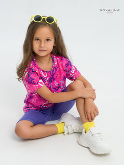 Костюм Актив надписи фуксия-вери-пери - Sovalina фото 20