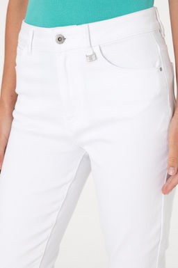 Kad_n Beyaz Jean Pantolon Sepette S_rpriz _ndirim - U.s. polo assn фото 5
