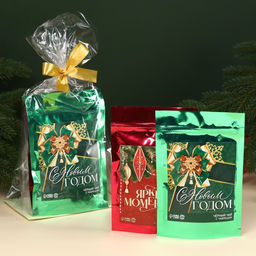 Набор чая С Новым годом: чай с лесными ягодами и чабрецом, 100 г (2 шт. х 50 г).