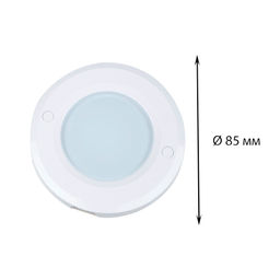 ULM-F40-6W/4200K/DIM SENSOR IP20 WHITE Светильник светодиодный накладной, ультратонкий с бесконтактным выключателем, диммер. Круглый. D85х6,5мм. 255Lm. Белый. ТМ Uniel.