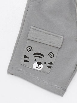 Beli Lastikli Bask?l? Erkek Bebek ?ort - Waikiki фото 3