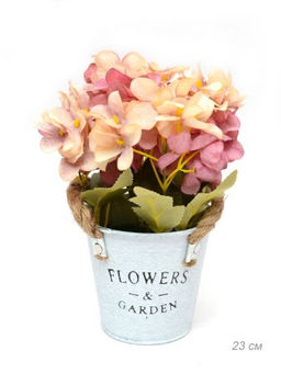 Цветочная композиция Гортензия 23 см / 0213-25 /уп 60/ - Галеонтрейд фото 2