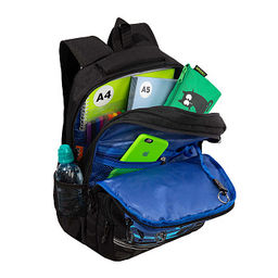 RB-653-2 Рюкзак школьный с обвесом и картхолдером на держателе - Grizzly фото 5