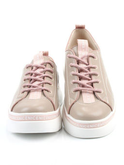 03-M27-24 BEIGE Полуботинки женские (натуральная кожа)