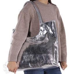 Сумка женская 51105 silver Velina Fabbiano-Safenta  фото 2