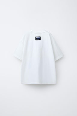 CAMISETA ESTAMPADA OSO / Blanco roto - Zara фото 2