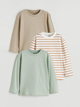 Bisiklet Yaka Erkek Bebek Ti??rt 3l?