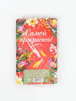 Подарочный набор, ручка шариковая, блок бумаги отрывной, 30 л. «С 8 Марта»