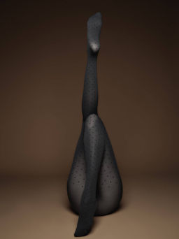 Колготки фантазийные CONTE Меланжевые колготки с рисунком ромбы EFFECT grafit - Conte elegant фото 2