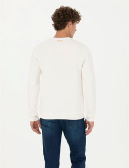 Ekru Regular Fit Sweatshirt - Pierre cardin фото 5