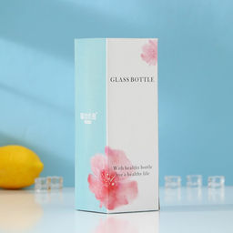 Стакан с крышкой и трубочкой «Фрутис», 410 мл, стекло, МИКС