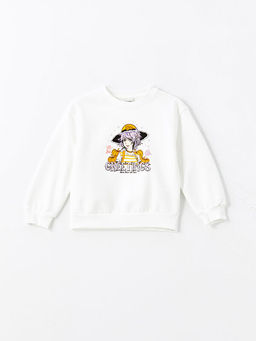 Bisiklet Yaka K?z ?ocuk Kal?n Sweatshirt