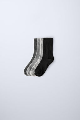 FOUR-PACK OF KNEE-HIGH SOCKS