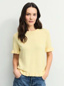 Джемпер с коротким рукавом из вискозы / Zarina