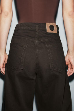 ZW COLLECTION BALLOON MID-WAIST JEANS - Zara фото 13
